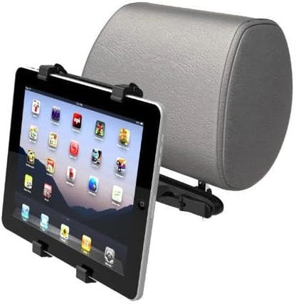Car Headrest Mount Holder Seat Back Compatible with Samsung Galaxy Tab S9 FE/S7 FE/S9 FE Plus, Cradle Swivel Tablet Dock