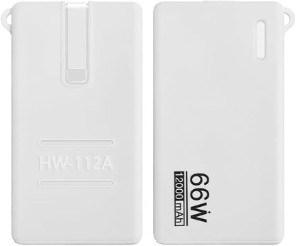 Silicone Protective Case for Huawei 12000mAh 66W Power Bank Soft Shockproof Dustproof Protective Sleeve Power Bank Ultra Thin Full Protection Case (White)
