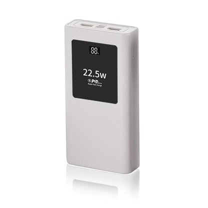 PD22.5W Polymers Charging Case Mobile Power Supply Enclosure Case Led Display Aluminum Alloy Shell Polymers Battery Charging Box