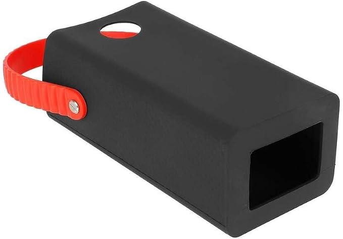 Shock absorbing silicone case for 60000 mAh mobile power supply with anti fall protection and textured non slip grip for security