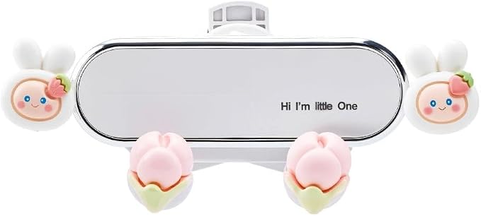 Car Cellphone Holder Cute Zodiac Rabbit Car Phone Holder Adorable Car Phone Holders Cute Phone Holders for Your Cars Phones Mount with Sturdy Air Vent Clip for All Smartphones