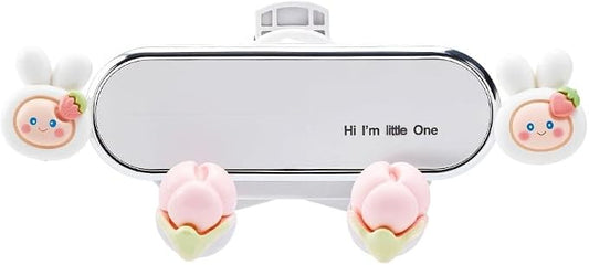 Car Cellphone Holder Cute Zodiac Rabbit Car Phone Holder Adorable Car Phone Holders Cute Phone Holders for Your Cars Phones Mount with Sturdy Air Vent Clip for All Smartphones