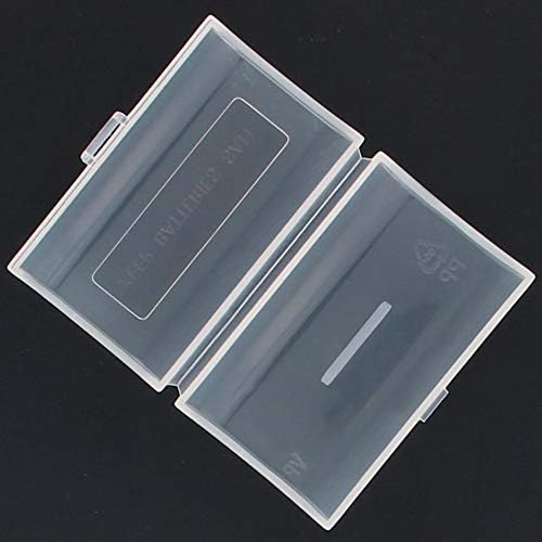 Heyiarbeit 2 x AA Battery Storage Case Holder Organizer Box Transparent 5Pcs