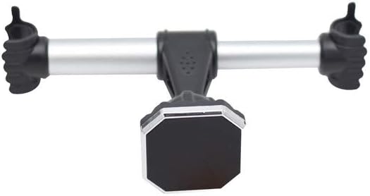 Car Headrest Mount Holder Back for Seat Headrest Magnetic Holder Mount Mobile Ph, Silverr