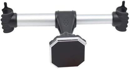 Car Headrest Mount Holder Back for Seat Headrest Magnetic Holder Mount Mobile Ph, Silverr