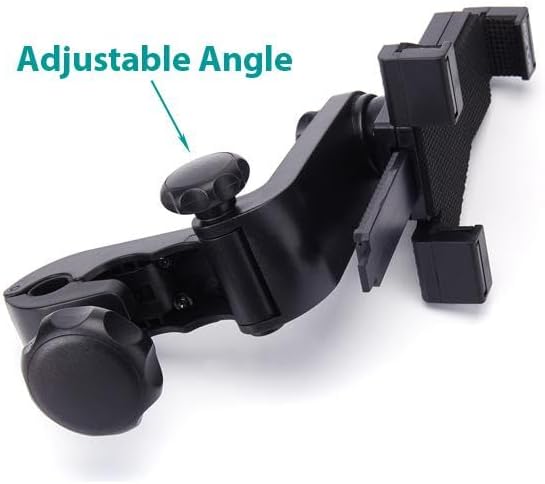Car Mount Headrest Holder Compatible with Google Pixel 9 Pro Fold, Back Seat Cradle Swivel Dock Entertainment