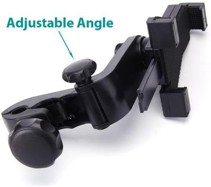 Car Mount Headrest Holder Compatible with Google Pixel 9 Pro Fold, Back Seat Cradle Swivel Dock Entertainment