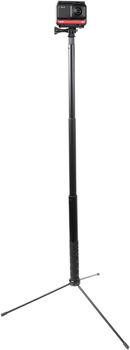 PellKing Long 77inch Invisible Selfie Stick for Insta360 ONE X5,X4, X3, X2, X, Insta360 ONE R, RS, DJI OSMO 360,GoPro Max, Insta 360 Camera 1/4" Extended Monopod Pole