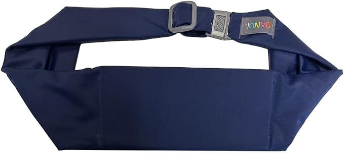 BANDI Running Belt for Women & Men – USA Made No-Bounce Adjustable Waist Pack & Secure Fanny Pack – Fits All Phones, Gels & Essentials – Zipper-Free, Medical Device Friendly