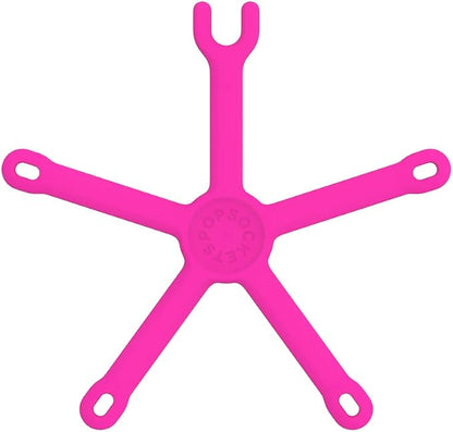 PopSockets: Flexible Phone Mount & Stand, Phone Tripod Mount, Universal Device Mount - Hot Pink