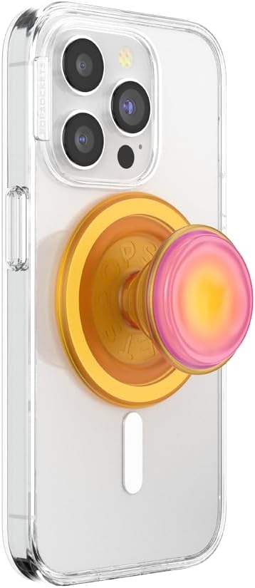 PopSockets Phone Grip for MagSafe, Magnetic Holder, Phone Stand, Squishy - Jelly Sunni