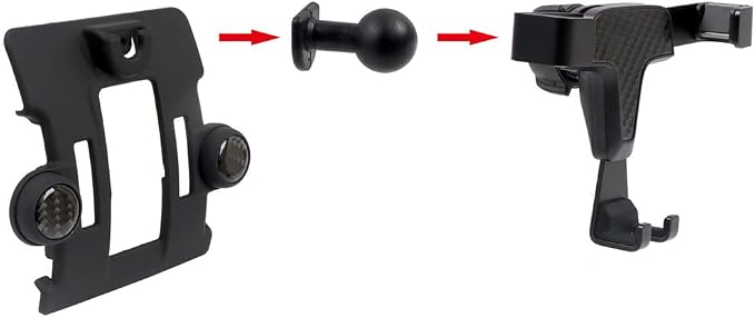 for Subaru WRX Car Phone Mount, Carbon Black Interior Hands Free Phone Holder, Gravity Air Vent Car Mount for Cell Phone Compatible with Subaru WRX STi 2016-2021