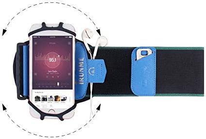 360 Running Armband Phone Holder for Samsung Galaxy Note 20 Ultra, S20 S21 Ultra, S20+ S21 Plus, Note 10 Lite 10 Plus 9, S10 Lite Plus, A11 A21 A51 A71 A10S A20S A21S LG Stylo 6 V60 K51 Velvet (Black)