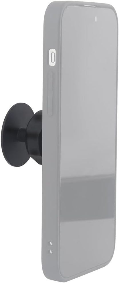 Magnetic Shower Phone Holder - Adhesive Wall Mount 360° Adjustable Phone Mount with N52 Strong Magnet (with Metal Ring Adapter for All Phones) | Waterproof, Used in Car Bathroom Kitchen