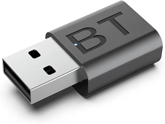 USB Bluetooth Car Kit,Mini 2-in-1 5.4 Bluetooth Receiver Adapter for Car Music/Stereo Audio,Plug-and-Play,(Aux in) with 3.5mm Cable (Receiver)