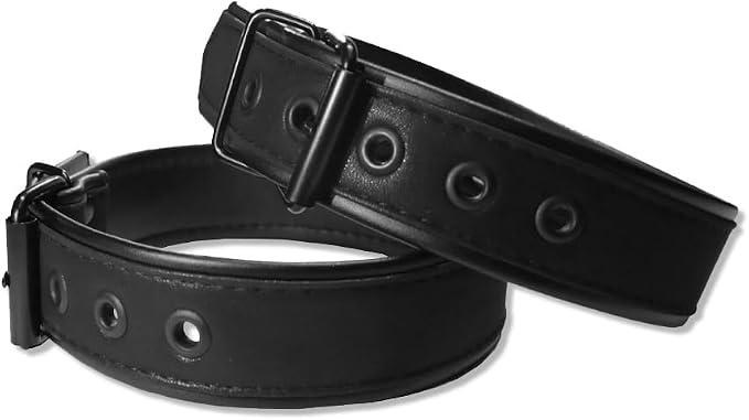 Armband Leather Harness for Man Adjustable Armband Harness Belt 2 PCS (Classic Black)