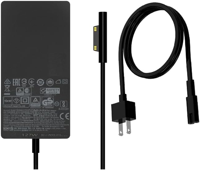 Ac Charger-127W for Original Surface Book 3 Surface Book 2 Windows Surface Laptop Studio 2 1,Pro/Go Windows Laptop