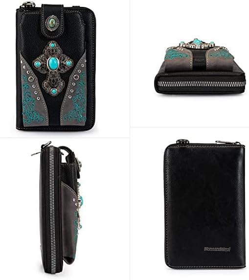 Montana West Small Crossbody Bags for Women Western Handbag with Cash Slots