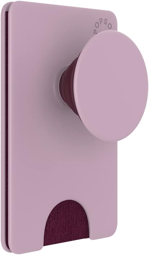 PopSockets Adhesive Phone Wallet and Card Holder with Grip, Light Pink - Blush Pink