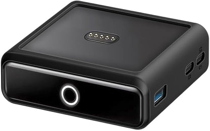 Case for Anker Prime Bank 100W, Charger Dock Silicone Protective Case, Charging Power Dustproof Shockproof Cover (Black)