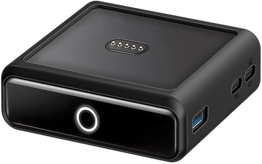 Case for Anker Prime Bank 100W, Charger Dock Silicone Protective Case, Charging Power Dustproof Shockproof Cover (Black)
