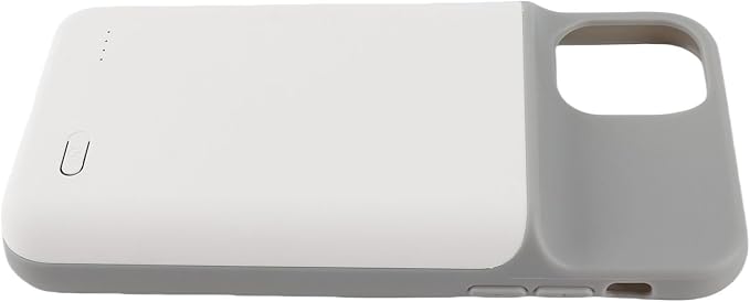 ANGGREK Phone Protective Charging Box/Cover, Phone Battery Box/Cover ABS for Office (White)
