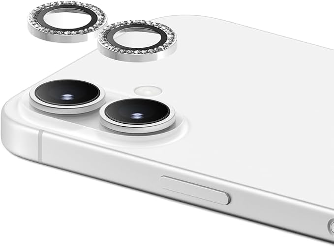 CASETiFY Camera Lens Gem [High clarity/Easy installation/Scratch-proof] for iPhone 17 - Silver
