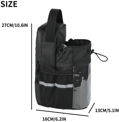 Magnetic Gym Bag for Men & Women – Strong Magnetic Water Bottle Holder & Touch-Screen Phone Pocket | Adjustable Strap Sling Bag for Gym, Travel, Sports | Keep Items Secure & Off Dirty Floors