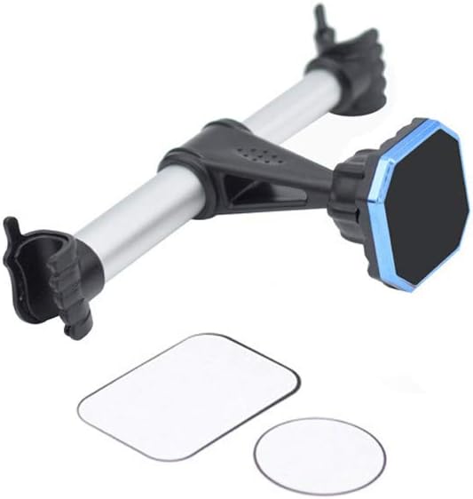 Car Headrest Mount Holder Back for Seat Headrest Magnetic Holder Mount Mobile Ph, Silverr