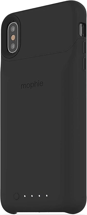 mophie Juice Pack Wireless Charging Protective Battery Pack Case for iPhone Xs Max (Renewed) (Black)