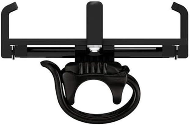 LEZYNE Lightweight Durable CNC-Machined Aluminum Phone Mount/Holder for Bikes | Non-Slip Composite, Spring-Loaded Latches, Adjustable Side Posts - 192.5mm, 90.4mm, 66mm