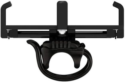 LEZYNE Lightweight Durable CNC-Machined Aluminum Phone Mount/Holder for Bikes | Non-Slip Composite, Spring-Loaded Latches, Adjustable Side Posts - 192.5mm, 90.4mm, 66mm