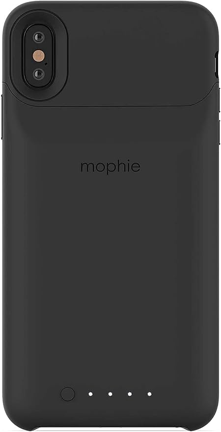 mophie Juice Pack Wireless Charging Protective Battery Pack Case for iPhone Xs Max (Renewed) (Black)