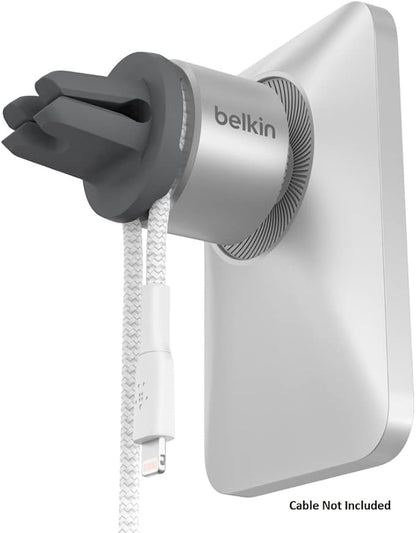 Belkin MagSafe Vent Mount Pro MagSafe iPhone Mount For Car - Silver