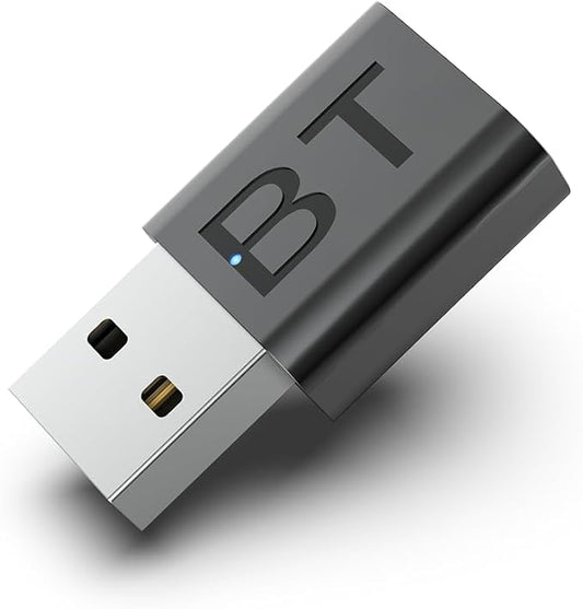 Mini 2-in-1 USB Bluetooth Receiver,5.4 Wireless Audio Adapter 3.5mm Car Kit Music Receiver for Home/Car Stereo Sound System, Bluetooth Adapter(Aux in) with 3.5mm Cable