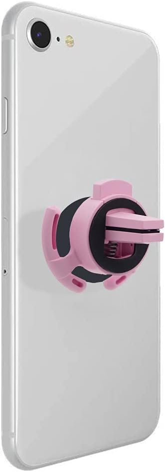 Car Vent Mount Holder 2 Pack - Compatible with Popsocket - Car Mount Made for Pop Socket Grips Collapsible Phone Holder for Pop Mount with Secure AC Vent Clip, Horizontal Air Vent ONLY (Pink)