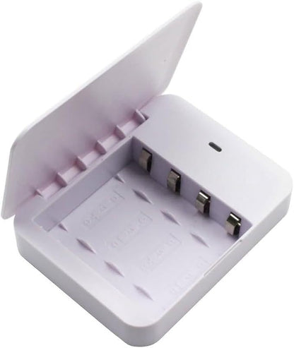 USB 4 AA Battery Emergency Charger Power Bank Case for Cell Phone