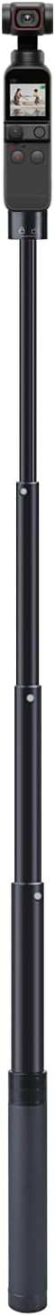 Extension Rod for Gimbal, 29in Selfie Stick Compatible with Gimbal Stabilizer DJI OM 5/4 Osmo Mobile 3 2/Feiyu/Zhiyun Smooth 5 Q & 4 and All Gimbles with 1/4" Thread,Handheld Pole Go Pro Action Camera
