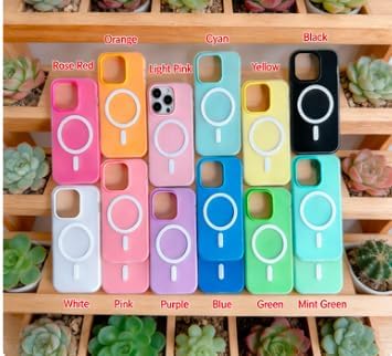 Silicone Phone Case compatible with iPhone 17, 16e, 15 Plus, 14 Pro Max, 13, 12, 11, MagSafe Compatible, Drop Protection, Multiple Colours (Green)