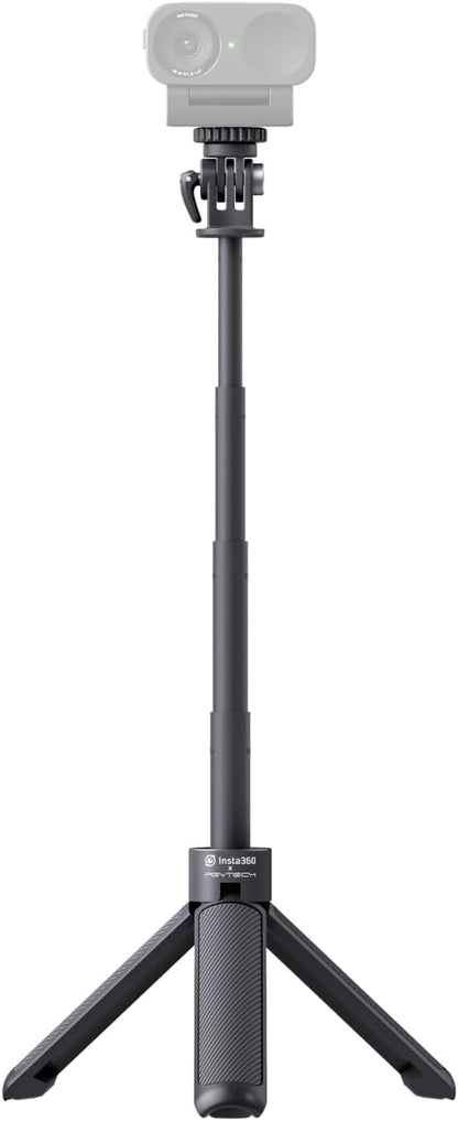 Insta360 Mini 2-in-1 Tripod, Lightweight Selfie Stick and Tripod, Compatible with Insta360 Ace/GO/Link/X Series, Black