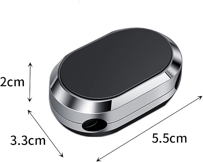 2025 New Alloy Folding Magnetic Car Phone Holder, Magnetic Car Phone Holder Mount Rotatable (2Set)