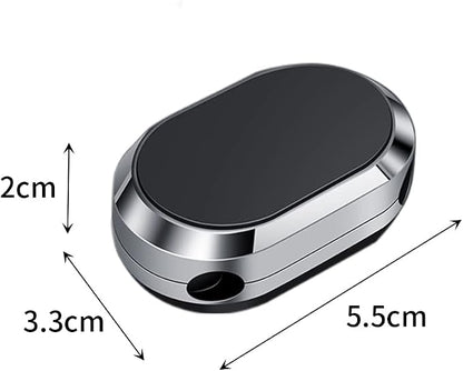 2025 New Alloy Folding Magnetic Car Phone Holder, Magnetic Car Phone Holder Mount Rotatable (2Set)