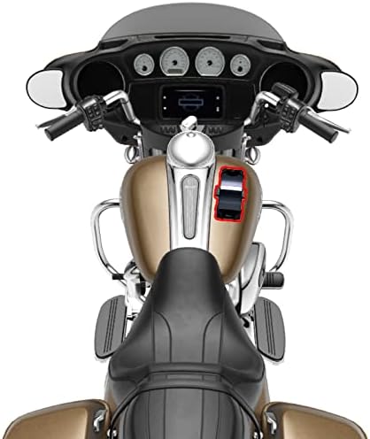 LycoGear Heavy Duty Magnetic Mount Aluminum Smartphone Holder w/Security Tether for Smartphones *Best for Motorcycle Snow Mobile Forklift Pillar Gym Workout or Anything Magnet Stick on
