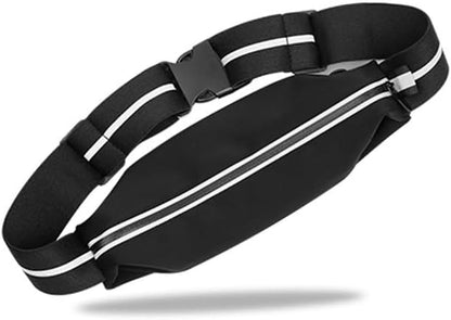 Running Belt for men,Water Resistant Fanny Pack for Women,cycling exercise travel,Reflective strips suitable for night,Slim Running adjustable size running belt bag for iPhone 17 16 15 Samsung