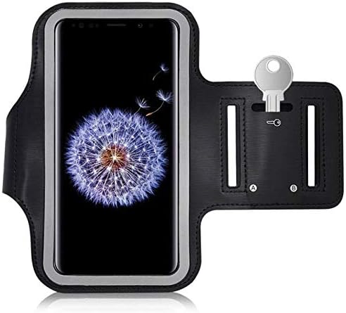 Running Armband Sports Gym Strap Workout Case Cover Band Compatible with Samsung Galaxy A20, A50, A71 5G, J7 (2018) Refine, Note 10 Plus, 8, 9, S10 5G, Plus, S20 Plus, S8 Plus, S9 Plus