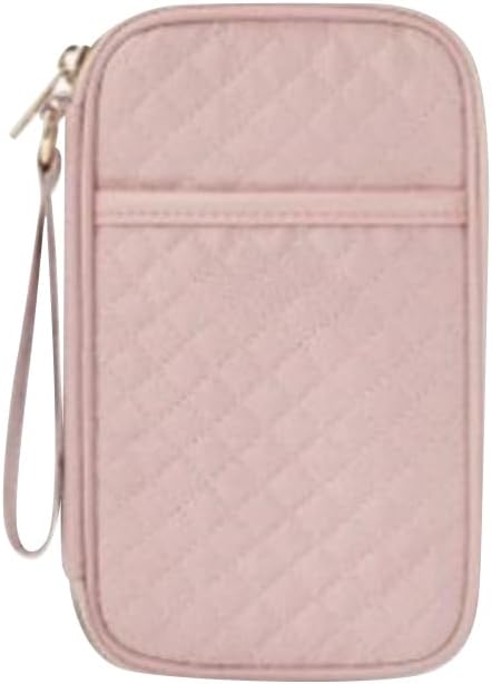 GSHLLO Travel Cord Organizer Bags Zipper Electronic Storage Pouch Phone Charger Keeper Bag Charging Cable Carry Case USB Flash Drive Bag Compact Tech Accessories Pouch for Power Adapter Pink