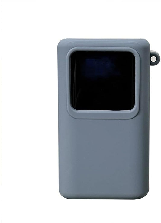 Case for CUKTECH NO.10 Mini, Mobile Power Shockproof Silicone Case, Flexible Non-Slip Portable Power Bank Cover (Gray)