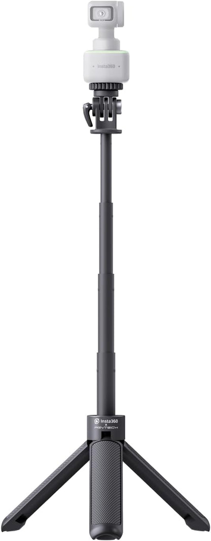 Insta360 Mini 2-in-1 Tripod, Lightweight Selfie Stick and Tripod, Compatible with Insta360 Ace/GO/Link/X Series, Black