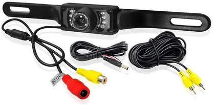 JVC KW-M180bt 6.8" Car Monitor iPhone Android Bluetooth Receiver USB/3 Pre-Outs Bundle with Backup Camera