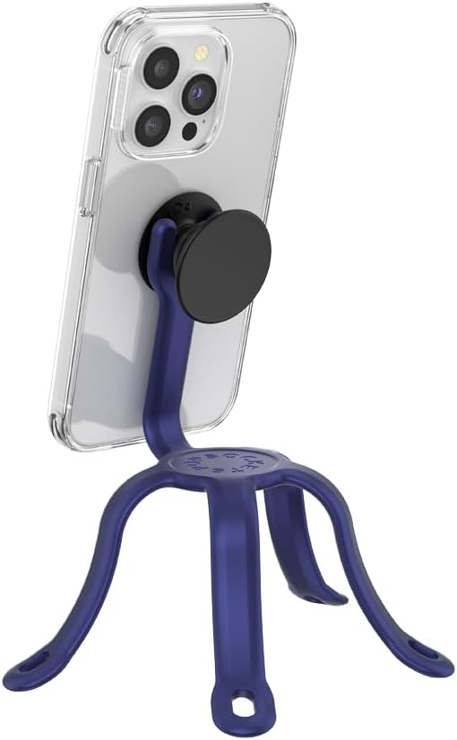PopSockets Flexible Phone Mount & Stand, Navy Blue - French Navy